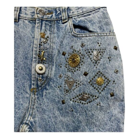 Dakota Blue Bedazzled Stonewash Jeans Womens size 9 NEW WITH TAGS - Picture 4 of 10